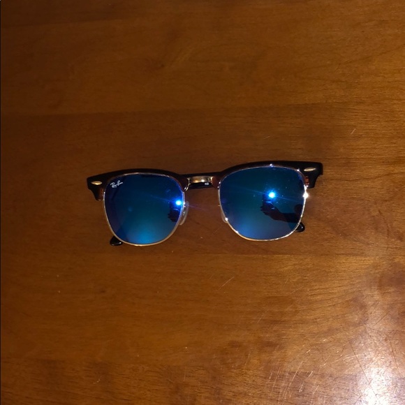 Ray-Ban Other - Ray Ban Clubmaster w/ blue lens